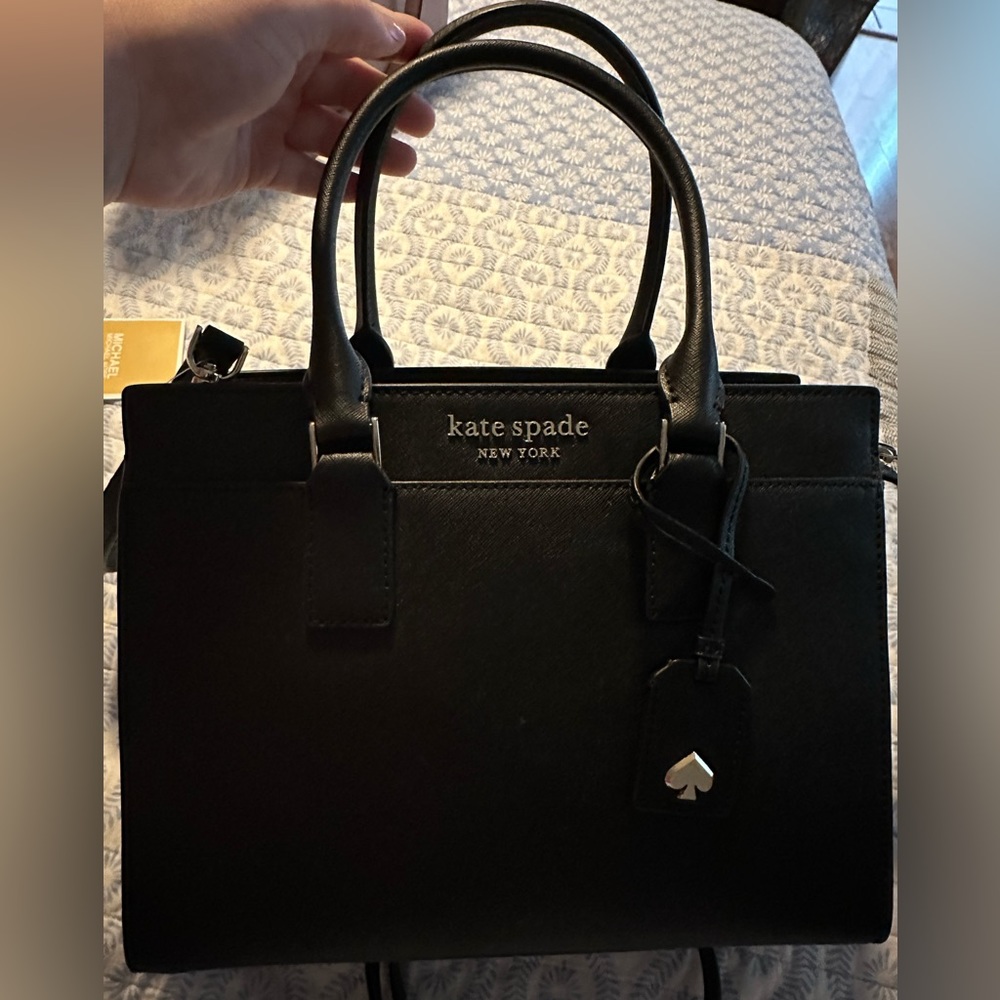 BNWT Kate Spade Cameron Med Satchel black